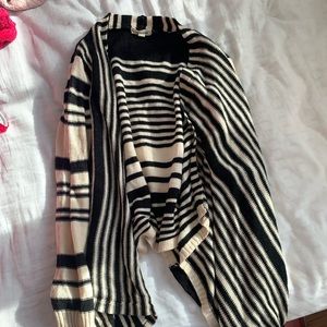 Pink Rose Stripped Cardigan